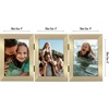 image:imageAmericanflat Hinged 8x10 Picture Frame with ShatterResistant Glass  Double Picture Frames with Engineered Wood  Signature Collection  Photo Frame for Tabletop Display  WhiteGold