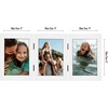 image:imageAmericanflat Hinged 8x10 Picture Frame with ShatterResistant Glass  Double Picture Frames with Engineered Wood  Signature Collection  Photo Frame for Tabletop Display  WhiteWhite