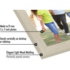 image:imageAmericanflat Hinged 8x10 Picture Frame with ShatterResistant Glass  Double Picture Frames with Engineered Wood  Signature Collection  Photo Frame for Tabletop Display  WhiteLight Wood