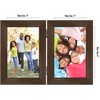 image:imageAmericanflat Hinged 8x10 Picture Frame with ShatterResistant Glass  Double Picture Frames with Engineered Wood  Signature Collection  Photo Frame for Tabletop Display  WhiteWalnut