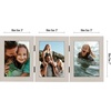 image:imageAmericanflat Hinged 8x10 Picture Frame with ShatterResistant Glass  Double Picture Frames with Engineered Wood  Signature Collection  Photo Frame for Tabletop Display  WhiteLight Wood
