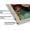 image:imageAmericanflat Hinged 8x10 Picture Frame with ShatterResistant Glass  Double Picture Frames with Engineered Wood  Signature Collection  Photo Frame for Tabletop Display  WhiteDriftwood