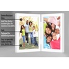 image:imageAmericanflat Hinged 8x10 Picture Frame with ShatterResistant Glass  Double Picture Frames with Engineered Wood  Signature Collection  Photo Frame for Tabletop Display  WhiteWhite