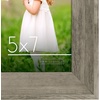 image:imageAmericanflat Rustic Lodge 11x14 Picture Frame Set of 4  Use as 8x10 Picture Frame with Mat or 11x14 Frame Without Mat  Textured Engineered Wood Photo Frame with Hanging Hardware for Wall DecorDriftwood