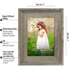 image:imageAmericanflat Rustic Lodge 11x14 Picture Frame Set of 4  Use as 8x10 Picture Frame with Mat or 11x14 Frame Without Mat  Textured Engineered Wood Photo Frame with Hanging Hardware for Wall DecorDriftwood