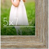 image:imageAmericanflat Rustic Lodge 11x14 Picture Frame Set of 4  Use as 8x10 Picture Frame with Mat or 11x14 Frame Without Mat  Textured Engineered Wood Photo Frame with Hanging Hardware for Wall DecorMetallic Grey