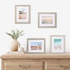 image:imageAmericanflat Rustic Lodge 11x14 Picture Frame Set of 4  Use as 8x10 Picture Frame with Mat or 11x14 Frame Without Mat  Textured Engineered Wood Photo Frame with Hanging Hardware for Wall DecorModern Farmhouse