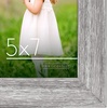 image:imageAmericanflat Rustic Lodge 11x14 Picture Frame Set of 4  Use as 8x10 Picture Frame with Mat or 11x14 Frame Without Mat  Textured Engineered Wood Photo Frame with Hanging Hardware for Wall DecorDistressed Grey