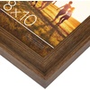image:imageAmericanflat Rustic Lodge 11x14 Picture Frame Set of 4  Use as 8x10 Picture Frame with Mat or 11x14 Frame Without Mat  Textured Engineered Wood Photo Frame with Hanging Hardware for Wall DecorWalnut
