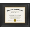 image:imageAmericanflat 11x14 Diploma Frame with ShatterResistant Glass  Use as 85x11 Frame with Mat or Display 11x14 Documents Without Mat  Certificate Frames with Engineered Wood for Wall  Driftwood  Engineered Wood construction Shatterresistant glass displays diplomas certificates and documents use with or without matBlack