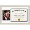 image:imageAmericanflat 11x18 Diploma Frame with ShatterResistant Glass  Fits 85x11 Diplomas and 5x7 Pictures  Signature Collection  Engineered Wood Graduation Picture Frame for Wall Display  DriftwoodLight Wood