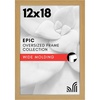 image:imageAmericanflat 20x30 Poster Frame  White Engineered Wood with Polished Plexiglass  Wide Picture Frame for Vertical or Horizontal Wall Display  Epic Collection  White  Polished plexiglass front hangs vertical or horizontal sawtooth hangers included fits photos posters and artPine