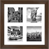 image:imageAmericanflat 4x4 Collage Picture Frame  Fits 4  Driftwood  Overall frame size 10x10 Shatterresistant glass sawtooth hangers included fits photos and artWalnut
