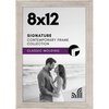 image:imageAmericanflat 8x12 Picture Frame with ShatterResistant Glass  Signature Collection  GalleryStyle Frames Made of Engineered Wood  Photo Frame for Tabletop and Wall Display  DriftwoodDriftwood