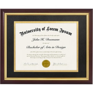 image:imageAmericanflat 11x14 Diploma Frame with ShatterResistant Glass  Use as 85x11 Frame with Mat or Display 11x14 Documents Without Mat  Certificate Frames with Engineered Wood for Wall  Driftwood  Engineered Wood construction Shatterresistant glass displays diplomas certificates and documents use with or without matMahogany  Gold With Black mat