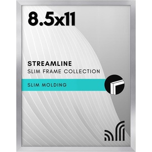image:imageAmericanflat 20x28 Picture Frame 3Pack  Black  Slidein front cover swaps photos and posters easily sawtooth hangers included fits photos posters prints and artSilver