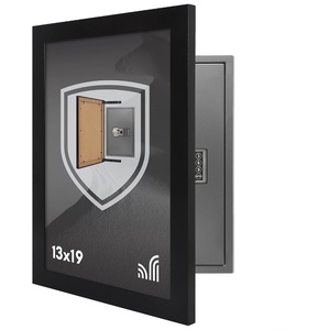 image:imageAmericanflat 5x7 Picture Frame with ShatterResistant Glass  Use as 4x6 Frame with Mat or Display 5x7 Photo Without Mat  Streamline Collection  Picture Frames for Tabletop and Wall  White  Shatterresistant glass wall or tabletop display with included easel triangle hangers included secure turntab backingBlack