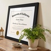 image:imageAmericanflat 11x14 Diploma Frame with ShatterResistant Glass  Use as 85x11 Frame with Mat or Display 11x14 Documents Without Mat  Certificate Frames with Engineered Wood for Wall  Mahogany  Engineered Wood construction Shatterresistant glass displays diplomas certificates and documents use with or without matBlack