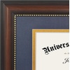 image:imageAmericanflat 11x14 Diploma Frame with ShatterResistant Glass  Use as 85x11 Frame with Mat or Display 11x14 Documents Without Mat  Certificate Frames with Engineered Wood for Wall Display  Gold  Engineered Wood construction Shatterresistant glass displays diplomas certificates and documents use with or without matMahogany Blue  Gold mat