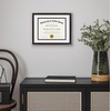 image:imageAmericanflat 11x14 Diploma Frame with ShatterResistant Glass  Use as 85x11 Frame with Mat or Display 11x14 Documents Without Mat  Certificate Frames with Engineered Wood for Wall Display  Gold  Engineered Wood construction Shatterresistant glass displays diplomas certificates and documents use with or without matBlack  Bronze