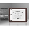 image:imageAmericanflat 11x14 Diploma Frame with ShatterResistant Glass  Use as 85x11 Frame with Mat or Display 11x14 Documents Without Mat  Certificate Frames with Engineered Wood for Wall  Mahogany  Engineered Wood construction Shatterresistant glass displays diplomas certificates and documents use with or without matMahogany