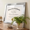 image:imageAmericanflat 11x14 Diploma Frame with ShatterResistant Glass  Use as 85x11 Frame with Mat or Display 11x14 Documents Without Mat  Certificate Frames with Engineered Wood for Wall  Mahogany  Engineered Wood construction Shatterresistant glass displays diplomas certificates and documents use with or without matSilver