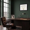 image:imageAmericanflat 11x14 Diploma Frame with ShatterResistant Glass  Use as 85x11 Frame with Mat or Display 11x14 Documents Without Mat  Certificate Frames with Engineered Wood for Wall  Mahogany  Engineered Wood construction Shatterresistant glass displays diplomas certificates and documents use with or without matBlack
