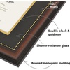 image:imageAmericanflat 11x14 Diploma Frame with ShatterResistant Glass  Use as 85x11 Frame with Mat or Display 11x14 Documents Without Mat  Certificate Frames with Engineered Wood for Wall Display  Gold  Engineered Wood construction Shatterresistant glass displays diplomas certificates and documents use with or without matMahogany Black  Gold mat