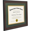 image:imageAmericanflat 11x14 Diploma Frame with ShatterResistant Glass  Use as 85x11 Frame with Mat or Display 11x14 Documents Without Mat  Certificate Frames with Engineered Wood for Wall Display  Gold  Engineered Wood construction Shatterresistant glass displays diplomas certificates and documents use with or without matMahogany Green  Gold mat