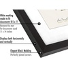 image:imageAmericanflat 11x14 Diploma Frame with ShatterResistant Glass  Use as 85x11 Frame with Mat or Display 11x14 Documents Without Mat  Certificate Frames with Engineered Wood for Wall  Mahogany  Engineered Wood construction Shatterresistant glass displays diplomas certificates and documents use with or without matBlack