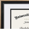 image:imageAmericanflat 11x14 Diploma Frame with ShatterResistant Glass  Use as 85x11 Frame with Mat or Display 11x14 Documents Without Mat  Certificate Frames with Engineered Wood for Wall Display  Gold  Engineered Wood construction Shatterresistant glass displays diplomas certificates and documents use with or without matBlack  Bronze