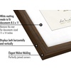 image:imageAmericanflat 11x14 Diploma Frame with ShatterResistant Glass  Use as 85x11 Frame with Mat or Display 11x14 Documents Without Mat  Certificate Frames with Engineered Wood for Wall  Mahogany  Engineered Wood construction Shatterresistant glass displays diplomas certificates and documents use with or without matWalnut