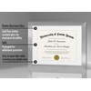 image:imageAmericanflat 11x14 Diploma Frame with ShatterResistant Glass  Use as 85x11 Frame with Mat or Display 11x14 Documents Without Mat  Certificate Frames with Engineered Wood for Wall  Mahogany  Engineered Wood construction Shatterresistant glass displays diplomas certificates and documents use with or without matSilver