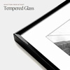 image:imageAmericanflat 11x14 Picture Frame  Matted to 8x10  Metal  Gold  Shatterresistant glass hangs vertical or horizontal sawtooth hangers included secure turntab backingBlack