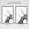 image:imageAmericanflat 11x14 Picture Frame  Matted to 8x10  Metal  Gold  Shatterresistant glass hangs vertical or horizontal sawtooth hangers included secure turntab backingBlack