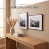 image:imageAmericanflat 11x14 Picture Frame  Matted to 8x10  Metal  Gold  Shatterresistant glass hangs vertical or horizontal sawtooth hangers included secure turntab backingBlack