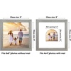 image:imageAmericanflat 11x14 Picture Frame with ShatterResistant Glass  Use as 8x10 Frame with Mat or Display 11x14 Photo Without Mat  Signature Collection  Picture Frames for Wall Display  Driftwood  Engineered Wood construction Shatterresistant glass hangs vertical or horizontal sawtooth hangers includedDriftwood