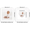 image:imageAmericanflat 11x14 Picture Frame with ShatterResistant Glass  Use as 8x10 Frame with Mat or Display 11x14 Photo Without Mat  Signature Collection  Picture Frames for Wall Display  Driftwood  Engineered Wood construction Shatterresistant glass hangs vertical or horizontal sawtooth hangers includedWhite