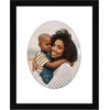 image:imageAmericanflat 11x14 Picture Frame with ShatterResistant Glass  Use as 8x10 Frame with Mat or Display 11x14 Photo Without Mat  Signature Collection  Picture Frames for Wall Display  Driftwood  Engineered Wood construction Shatterresistant glass hangs vertical or horizontal sawtooth hangers includedBlack