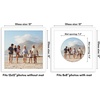 image:imageAmericanflat 11x14 Picture Frame with ShatterResistant Glass  Use as 8x10 Frame with Mat or Display 11x14 Photo Without Mat  Signature Collection  Picture Frames for Wall Display  Driftwood  Engineered Wood construction Shatterresistant glass hangs vertical or horizontal sawtooth hangers includedWhite
