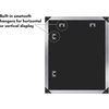 image:imageAmericanflat 11x14 Picture Frame with ShatterResistant Glass  Use as 8x10 Frame with Mat or Display 11x14 Photo Without Mat  Signature Collection  Picture Frames for Wall Display  Dark OakSilver