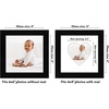 image:imageAmericanflat 11x14 Picture Frame with ShatterResistant Glass  Use as 8x10 Frame with Mat or Display 11x14 Photo Without Mat  Signature Collection  Picture Frames for Wall Display  Driftwood  Engineered Wood construction Shatterresistant glass hangs vertical or horizontal sawtooth hangers includedBlack