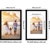 image:imageAmericanflat 11x14 Picture Frame with ShatterResistant Glass  Use as 8x10 Frame with Mat or Display 11x14 Photo Without Mat  Signature Collection  Picture Frames for Wall Display  Driftwood  Engineered Wood construction Shatterresistant glass hangs vertical or horizontal sawtooth hangers includedBlack