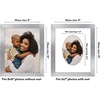 image:imageAmericanflat 11x14 Picture Frame with ShatterResistant Glass  Use as 8x10 Frame with Mat or Display 11x14 Photo Without Mat  Signature Collection  Picture Frames for Wall Display  Driftwood  Engineered Wood construction Shatterresistant glass hangs vertical or horizontal sawtooth hangers includedSilver