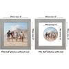 image:imageAmericanflat 11x14 Picture Frame with ShatterResistant Glass  Use as 8x10 Frame with Mat or Display 11x14 Photo Without Mat  Signature Collection  Picture Frames for Wall Display  Driftwood  Engineered Wood construction Shatterresistant glass hangs vertical or horizontal sawtooth hangers includedDriftwood