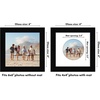 image:imageAmericanflat 11x14 Picture Frame with ShatterResistant Glass  Use as 8x10 Frame with Mat or Display 11x14 Photo Without Mat  Signature Collection  Picture Frames for Wall Display  Driftwood  Engineered Wood construction Shatterresistant glass hangs vertical or horizontal sawtooth hangers includedBlack