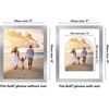 image:imageAmericanflat 11x14 Picture Frame with ShatterResistant Glass  Use as 8x10 Frame with Mat or Display 11x14 Photo Without Mat  Signature Collection  Picture Frames for Wall Display  Driftwood  Engineered Wood construction Shatterresistant glass hangs vertical or horizontal sawtooth hangers includedSilver
