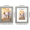 image:imageAmericanflat 11x14 Picture Frame with ShatterResistant Glass  Use as 8x10 Frame with Mat or Display 11x14 Photo Without Mat  Signature Collection  Picture Frames for Wall Display  Driftwood  Engineered Wood construction Shatterresistant glass hangs vertical or horizontal sawtooth hangers includedDriftwood