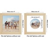 image:imageAmericanflat 11x14 Picture Frame with ShatterResistant Glass  Use as 8x10 Frame with Mat or Display 11x14 Photo Without Mat  Signature Collection  Picture Frames for Wall Display  Driftwood  Engineered Wood construction Shatterresistant glass hangs vertical or horizontal sawtooth hangers includedNatural Oak