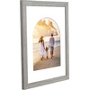 image:imageAmericanflat 11x14 Picture Frame with ShatterResistant Glass  Use as 8x10 Frame with Mat or Display 11x14 Photo Without Mat  Signature Collection  Picture Frames for Wall Display  Driftwood  Engineered Wood construction Shatterresistant glass hangs vertical or horizontal sawtooth hangers includedDriftwood
